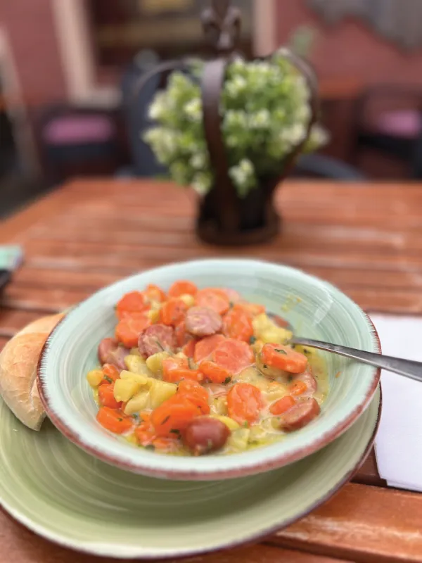 Impression aus der Speisekarte