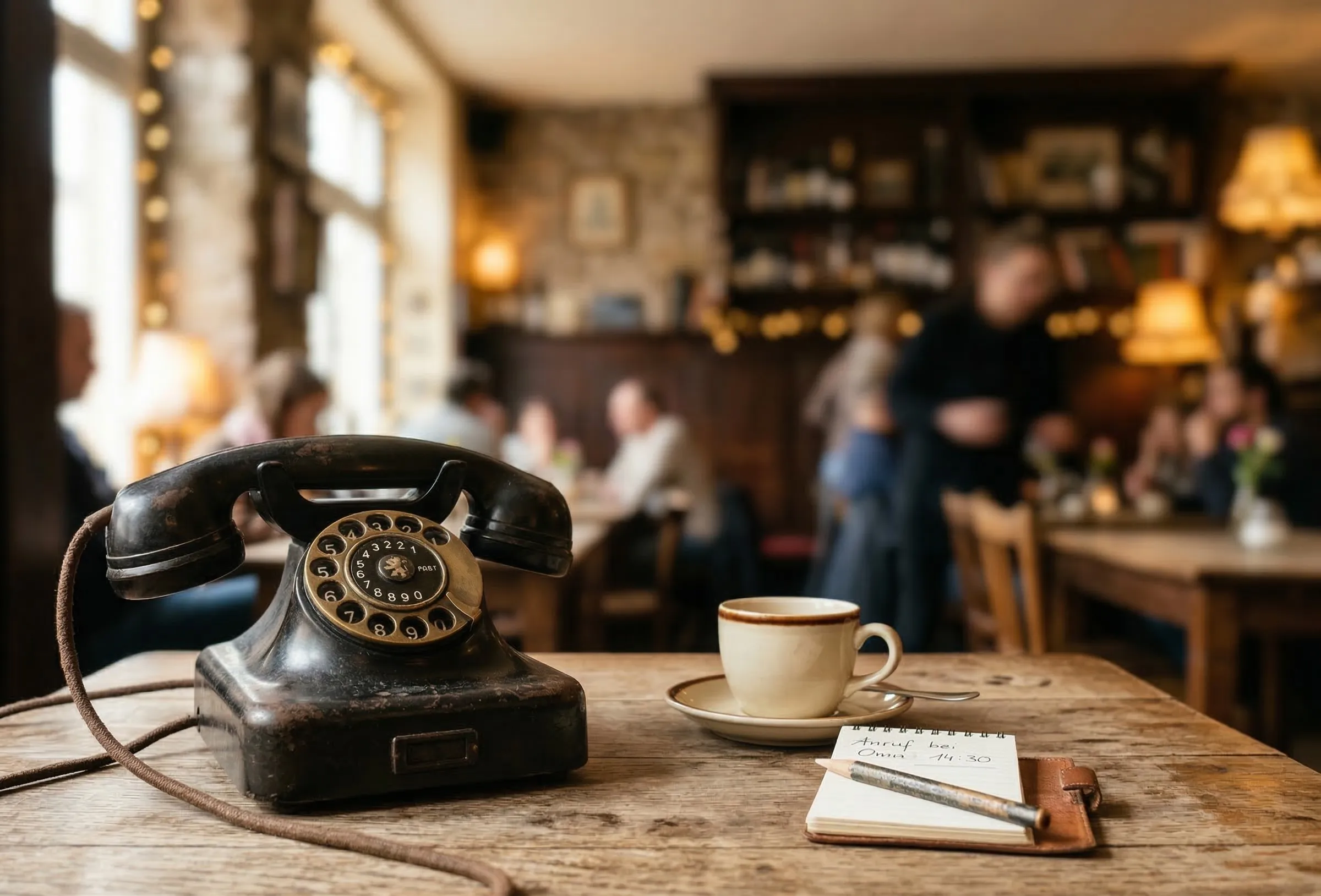 Gemuetliche Atmosphaere im Cafe Kroenchen
